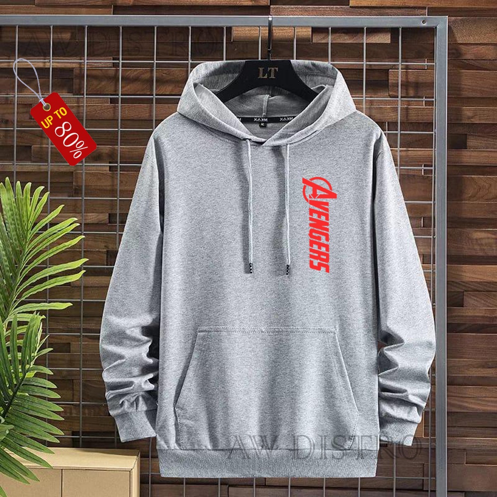 COD Promo Termurah Sweater Hoodie Modern  Avnger 87 Text Merah  Premium Quality