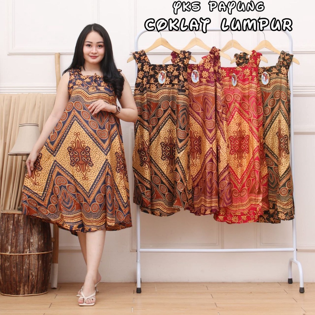 YUKENSI PAYUNG  DASTER RAYON MOTIF BATIK STANDART PRINT MACAN SHABBY NEW SALJU RODA CEMORO ALL SIZE 