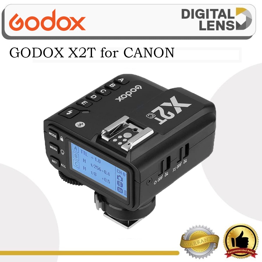 Trigger Godox X2T For Canon Nikon Fuji Sony HSS GARANSI 1 TAHUN Flash Trigger Godox