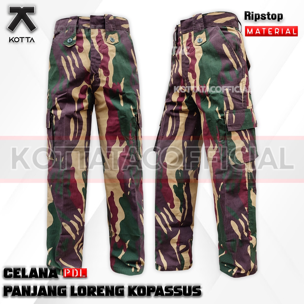 CELANA PDL CARGO PANJANG LORENG TNI KOPASSUS KOPASUS ARMY