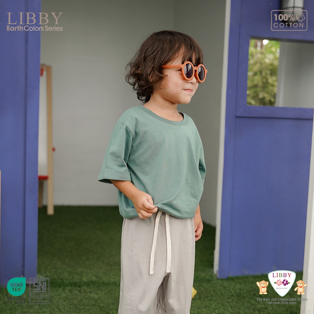 Libby Basic Tee 9 Bulan - 12 Tahun Tshirt Polos Anak / Kaos Atasan Anak Unisex Earth Series CBKS