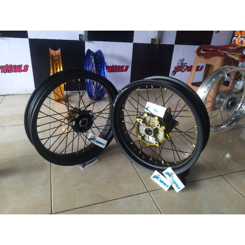 velg set wheelset supermoto honda CRF 150  300 350