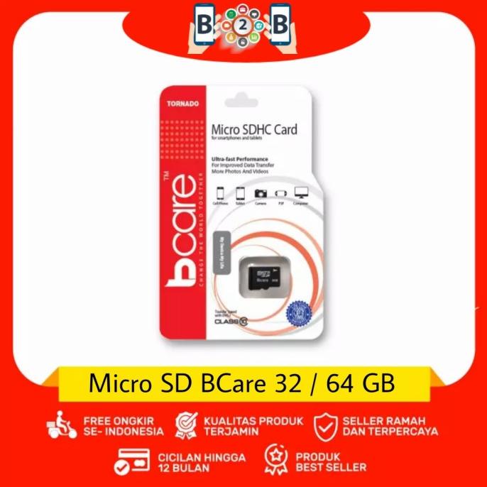 BCare Micro SD 32GB / 64GB MMC Memory Card