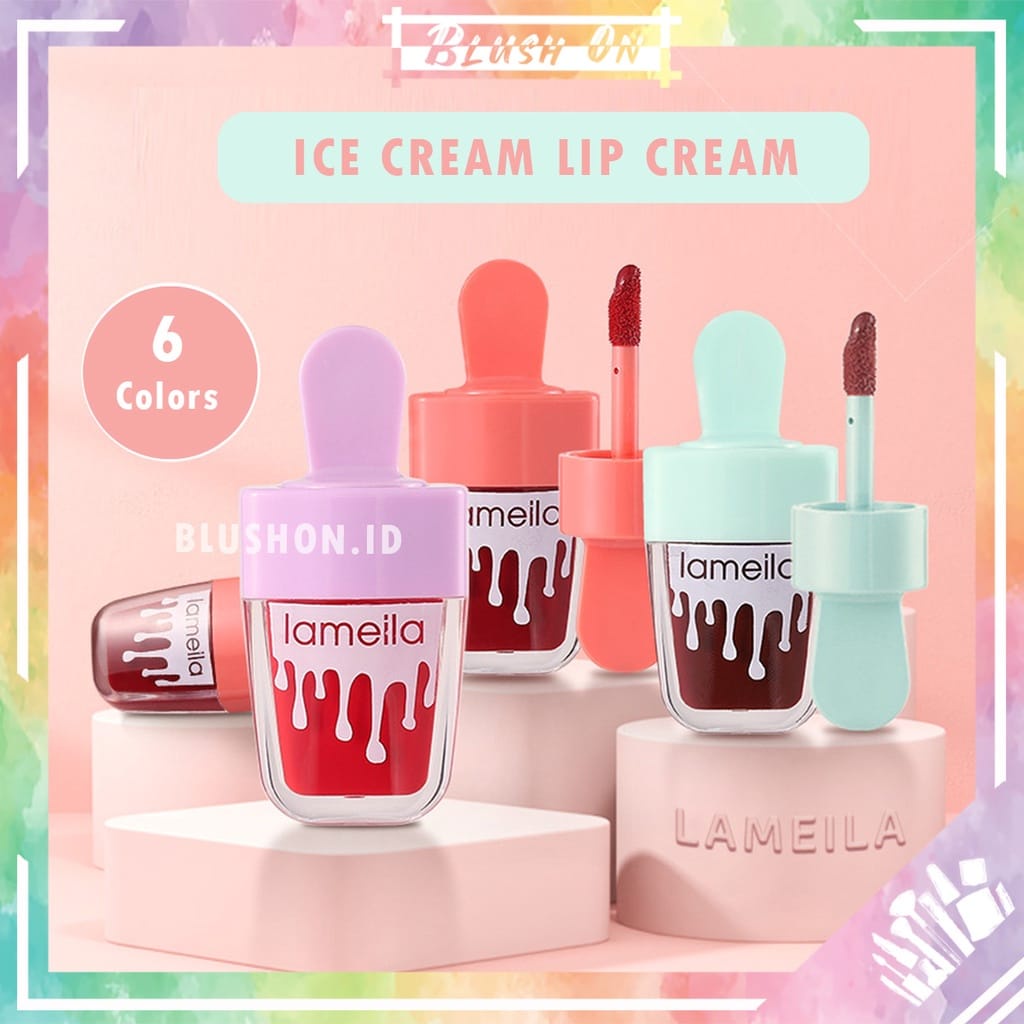 LIPCREAM LAMEILA ICE CREAM LIPTINT/LIPSTIK