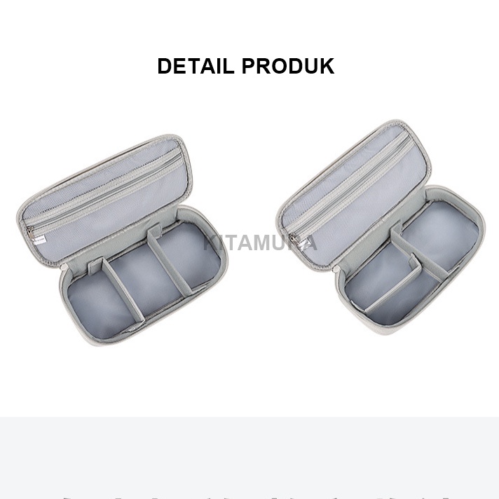 TG201 TAS POWER BANK/ TAS HANDPHONE / TRAVEL ORGANIZER / TRAVEL BAG / POUCH KABEL / TAS CHARGER