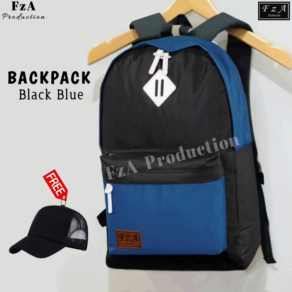 FzA Official - Tas Ransel Distro Casual Pria Wanita / Tas Ransel Laptop Backpack Sekolah Kuliah Distro Original Tas Punggung Laptop - BBLTP