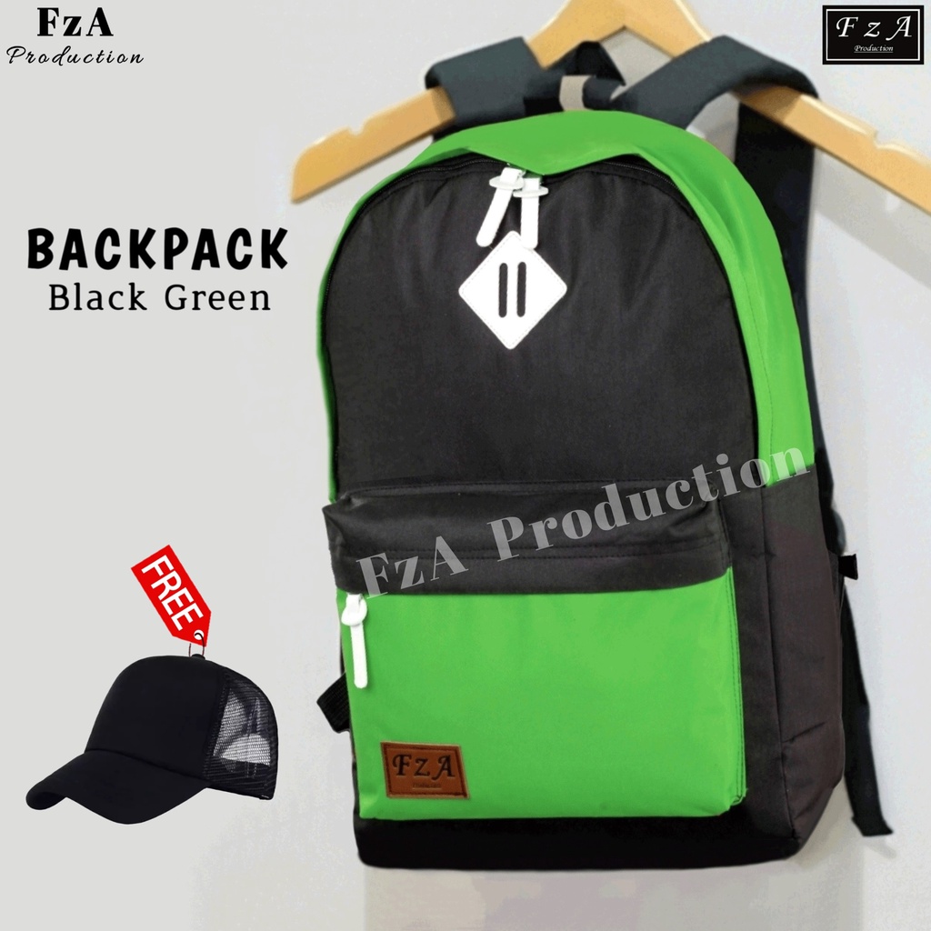 FzA Official - Tas Ransel Distro Casual Pria Wanita / Tas Ransel Laptop Backpack Sekolah Kuliah Distro Original Tas Punggung Laptop - BGRTP