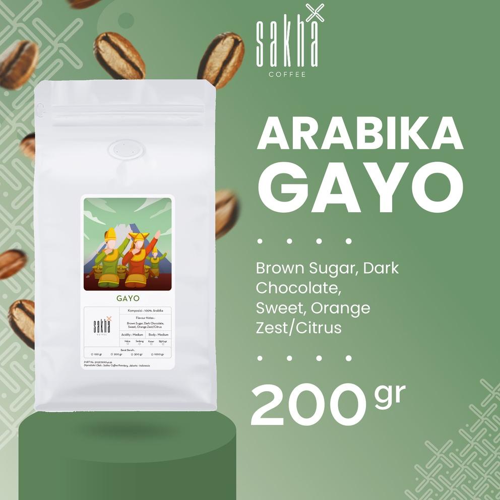 

【MEGA SALE】 Biji Kopi Bubuk Arabika Gayo Aceh Sumatra Arabica Coffee Beans Single Origin Grade 1 Coffe Roast Bean Espresso Dan Manual Brew Roaster 200 Gram Sakha Roastery