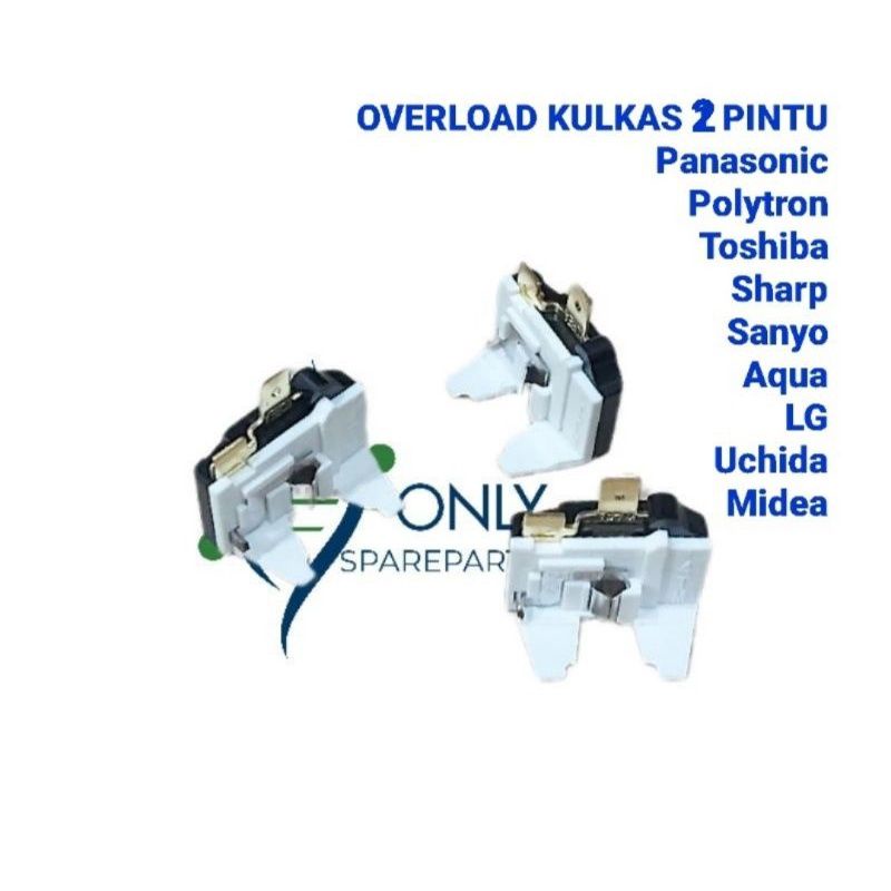 OVERLOAD COMPRESOR KULKAS 2 PINTU 4 TM