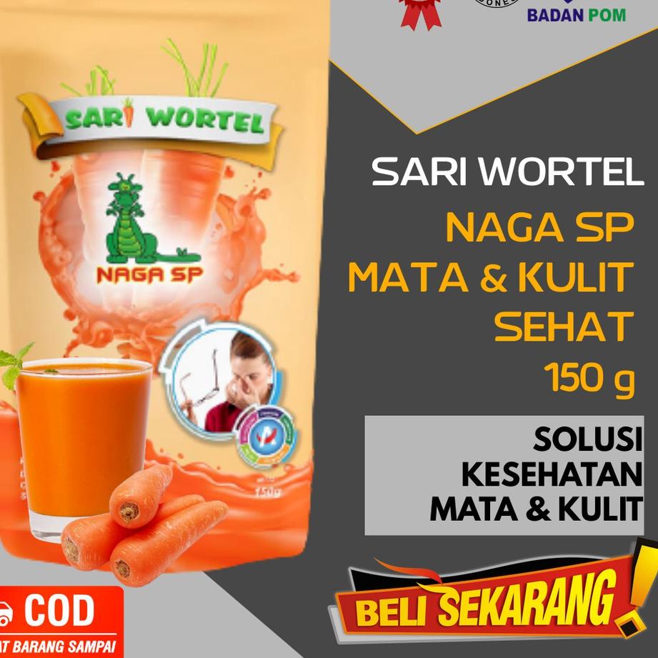 

QC PASS✅⭐-(Beli 1 Gratis 1) SARI WORTEL NAGA SP UKURAN 150 Gr COCOK UNTUK KESEHATAN MATA & KULIT