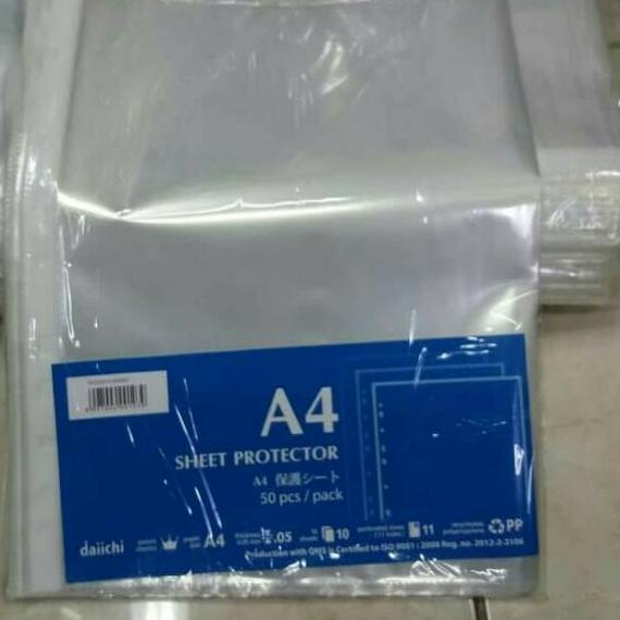 

Ramadhan Offer⚡️-PP Pocket A4 Daiichi / Sheet Protector A4 Daiichi