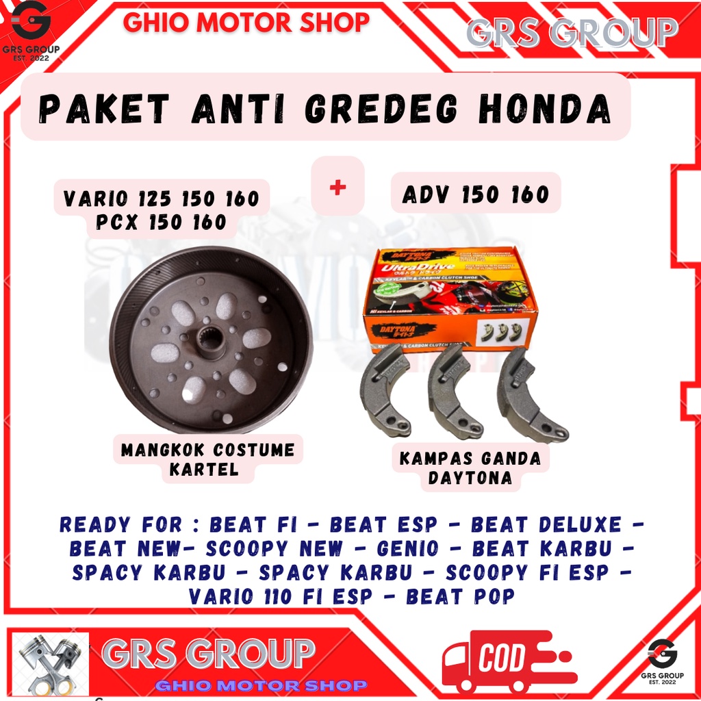 Mangkok Ganda Custom Kartel Kalter Mangkok Anti Gredeg Gredek Beat karbu Beat fi Beat Deluxe Beat Pop Vario 110 fi esp Scoopy Karbu Spacy karbu Scoopy Neww Scoopy prestige Mangkok anti gredek Beat deluxe kampa ganda Racing Daytona Ghio motor shop