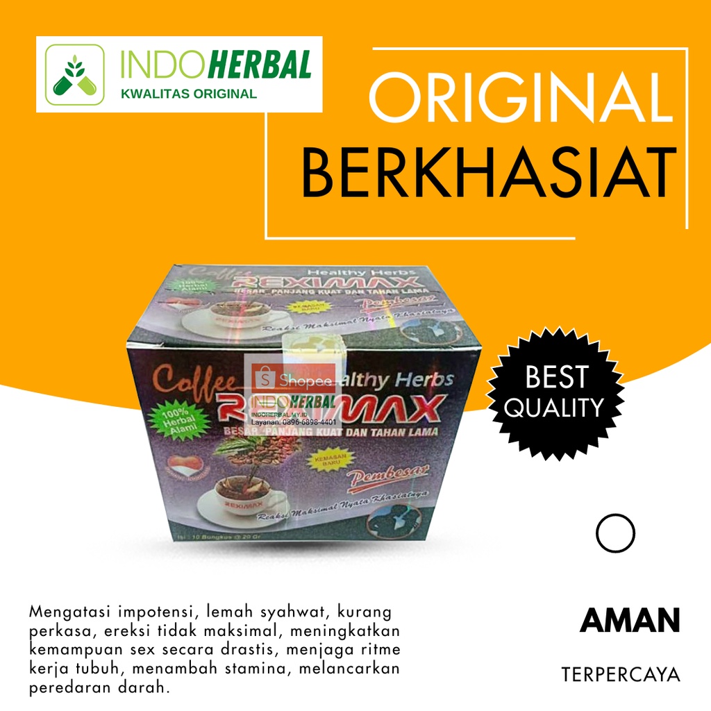 

Kopi Bubuk Cap (Reximax) 5 Sachet Original Kopi Kuat Herbal