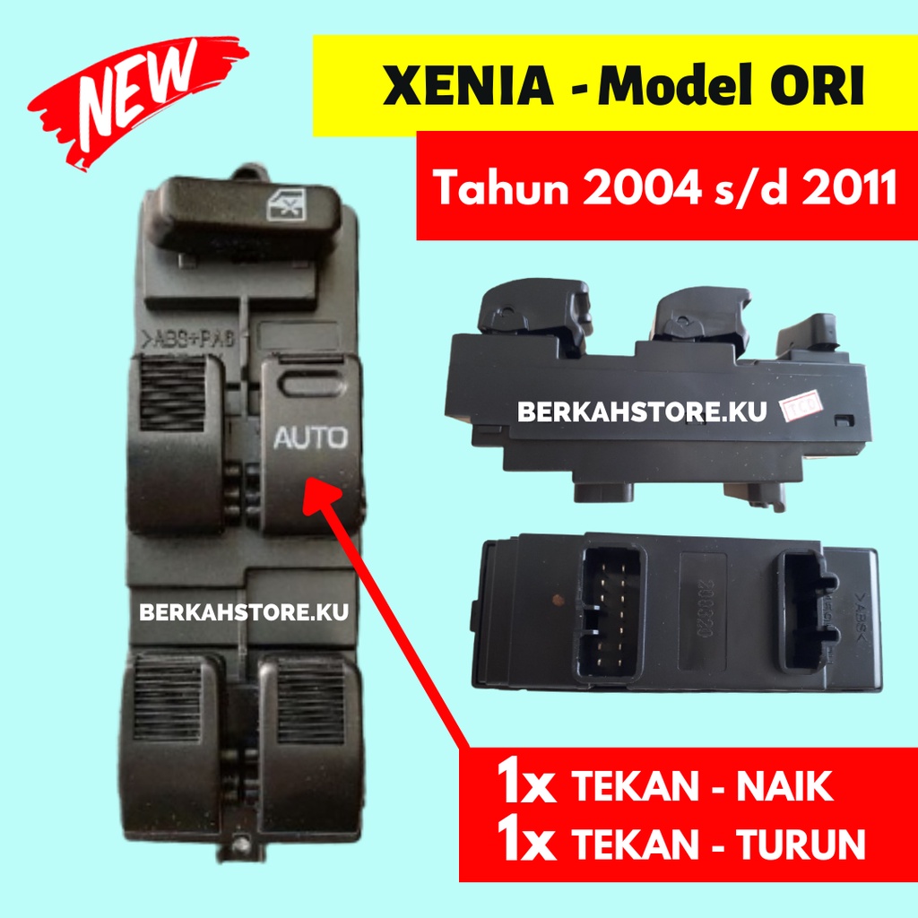 Saklar Switch Power Window Avanza Luxio Xenia Lama Old Model Ori Berkualitas Tahun 2004 2005 2006 2007 2008 2009 2010 2011 Switch Master Saklar Power Window All New Avanza Veloz Xenia Rush Agya Ayla Sirion 2012 2013 2014 2015 2016