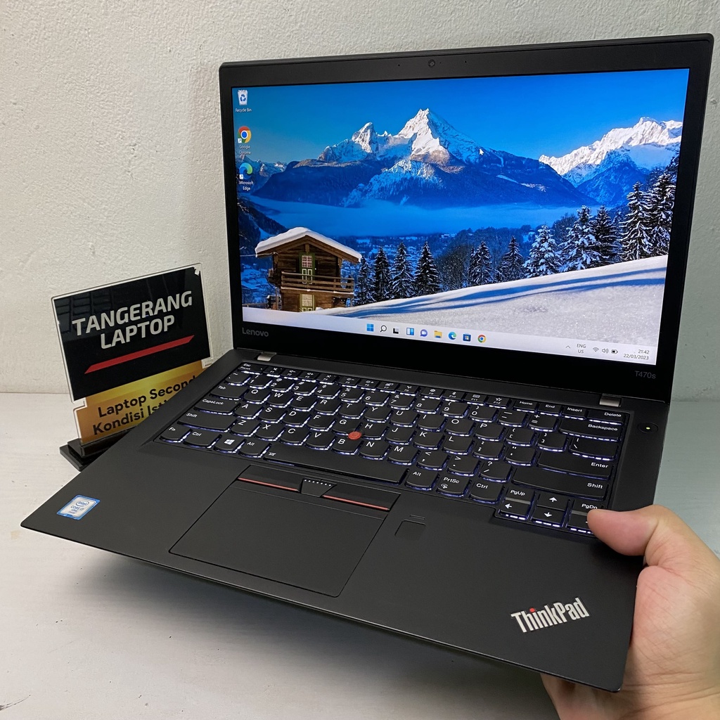 Laptop Ultrabook Lenovo ThinkPad T470s Intel Core i7 6600U Gen 6 RAM 8GB SSD 256GB FHD Full HD IPS K
