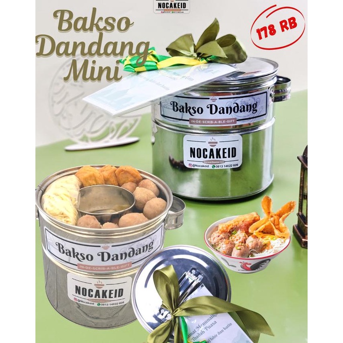 

Bakso dandang Mini , hadiah ulang tahun, hampers , bakso sapi frozen