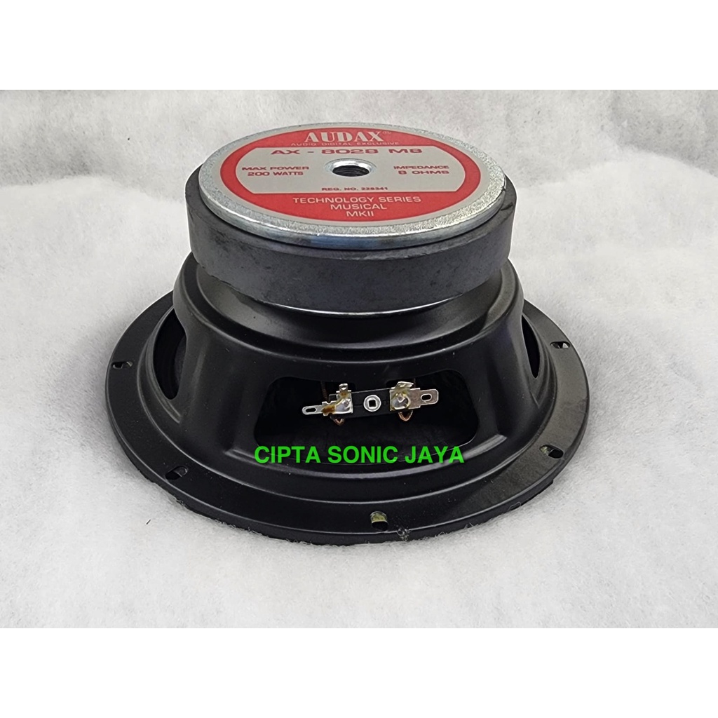 Speaker Pasif 8&quot; Audax AX-8028 M8 Full Range Technology Series MK II