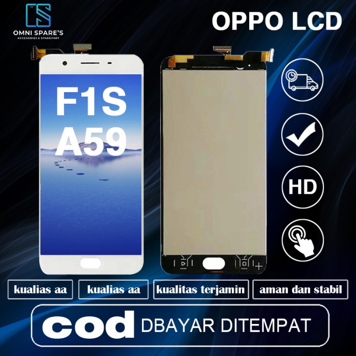 Lcd Ori Lcd + Touchscreen Oppo F1S / A59 Original
