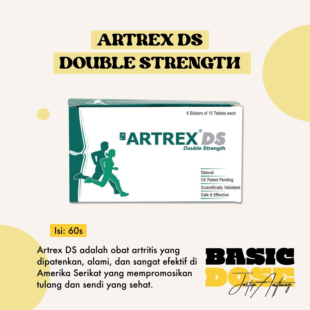 [READY] ARTREX DS 60s// kesehatan tulang & sendi