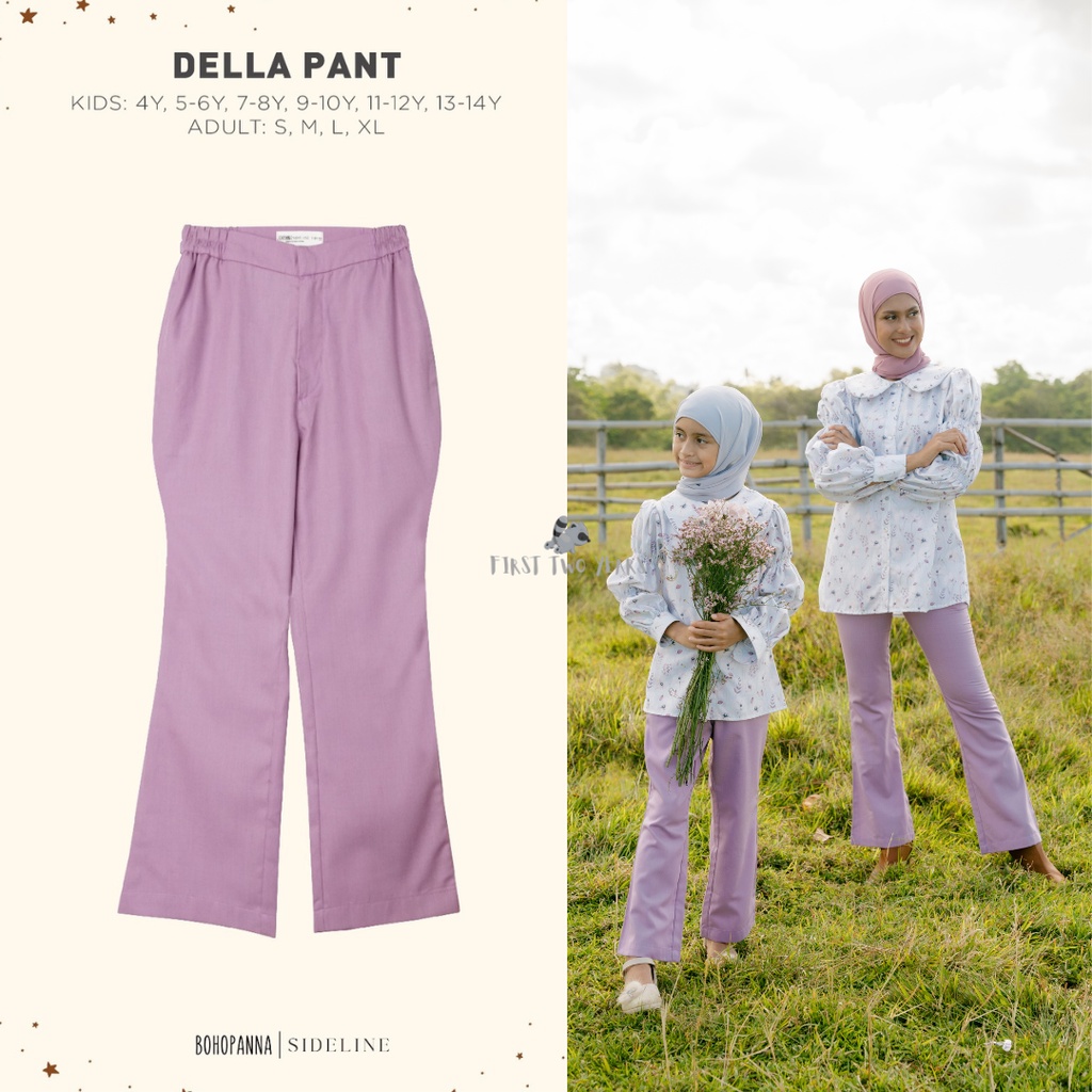 Bohopanna X Sideline - Della Pants for Kids and Adults / Celana Panjang Anak dan Dewasa