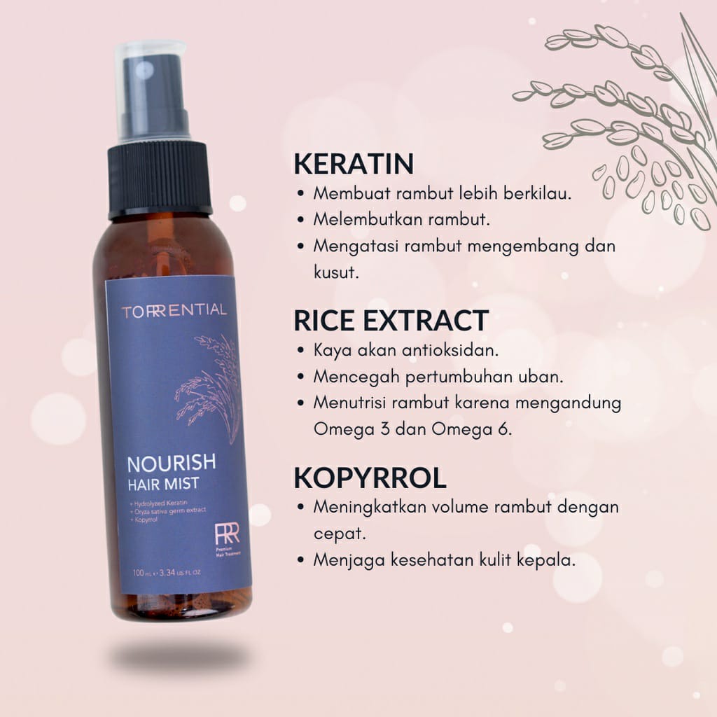 Torrential Nourish Hair Mist (Garansi Uang Kembali jika Produk Palsu)