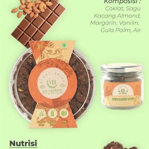 

inacookies choco Almond vegan regular