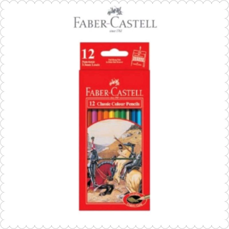 

Pensil warna 12 warna panjang Faber Castell / Faber Castell pensil warna 12 warna panjang