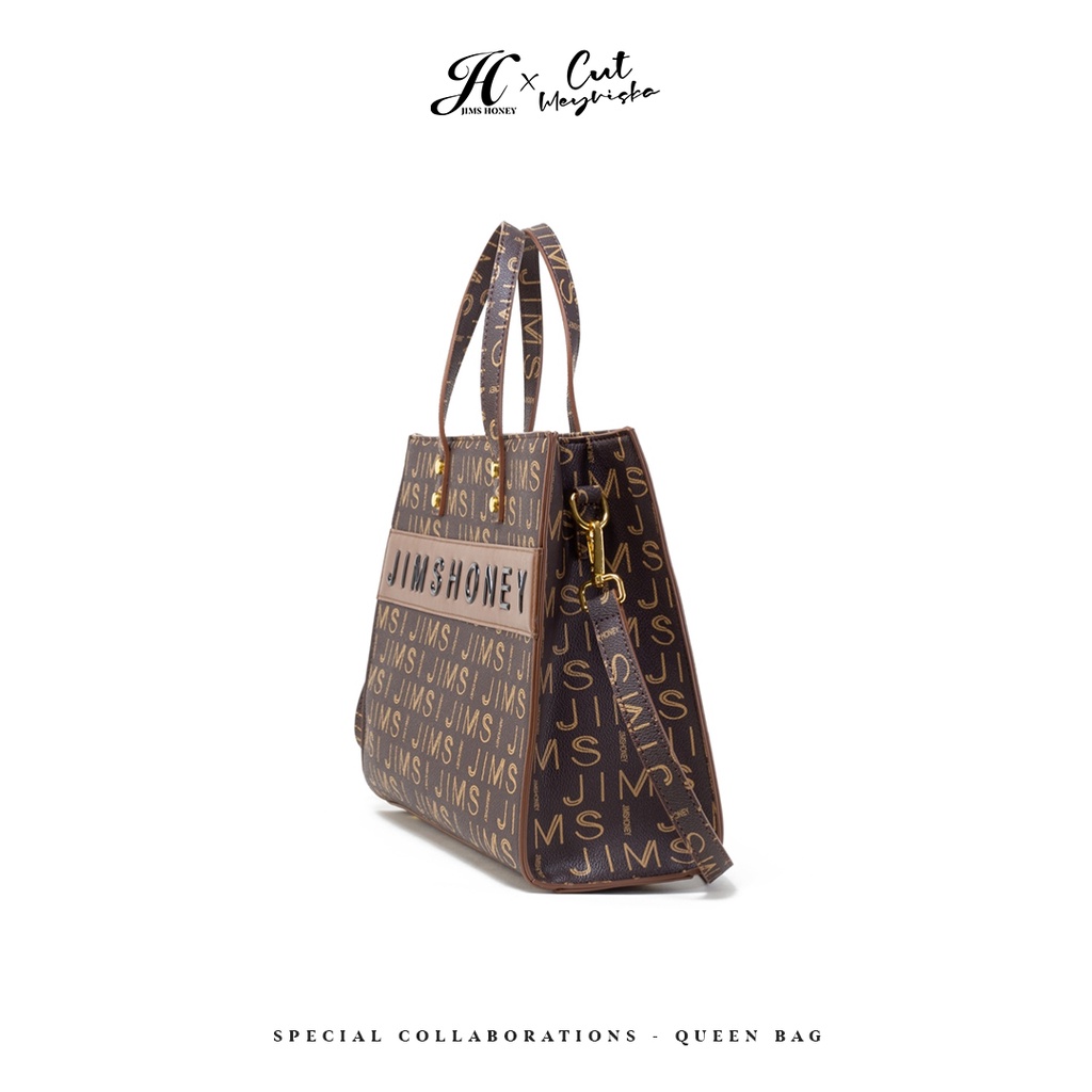 SPECIAL COLLABORATIONS JIMS HONEY x CUT MEYRISKA TAS WANITA QUEEN BAG