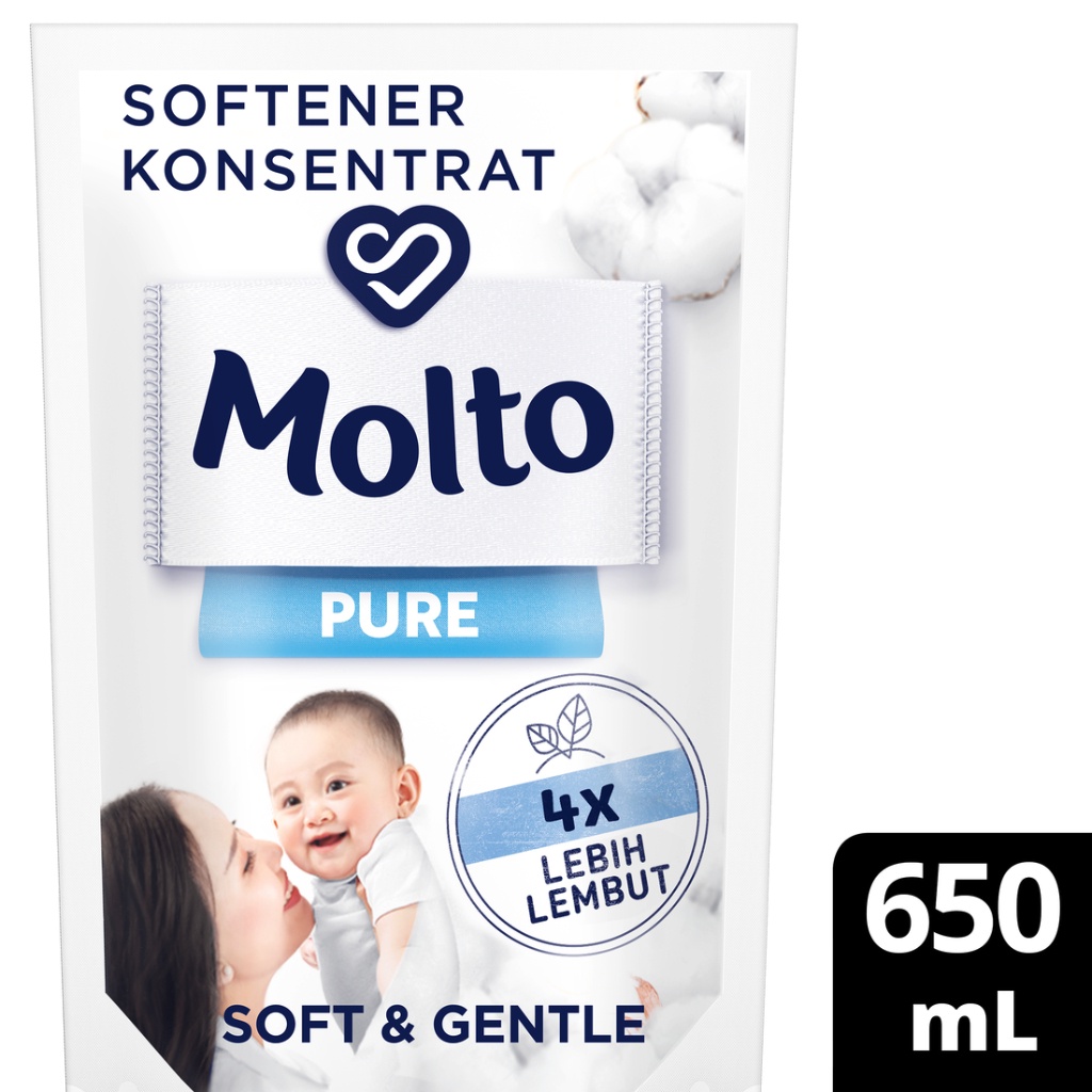 Molto Pure Pewangi & Pelembut Pakaian Bayi 650 ml
