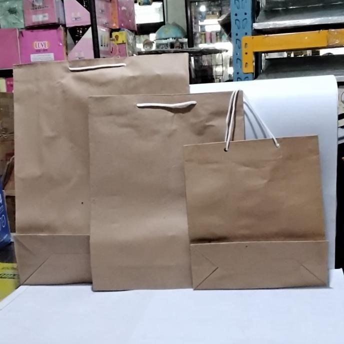 

*:*:*:*:*] PaperBag coklat polos kecil 21x23,5x8