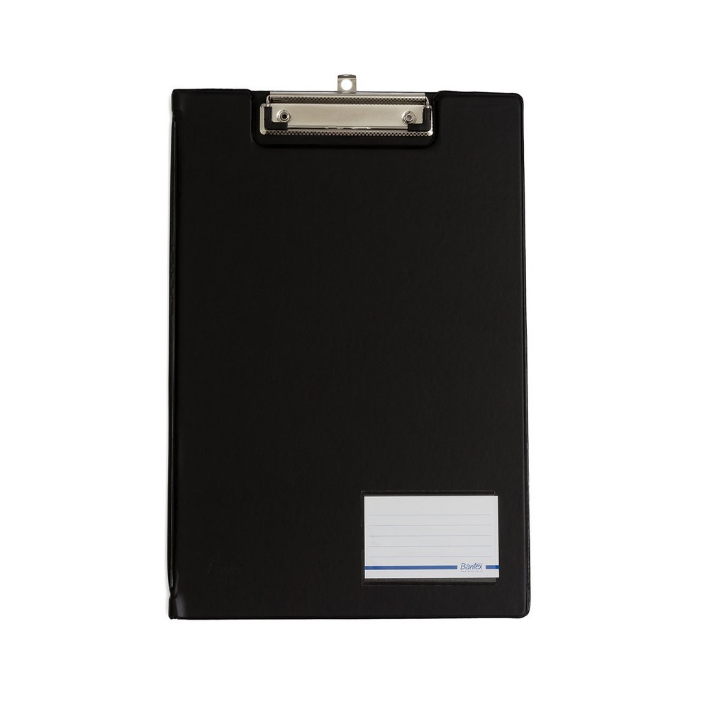 

Bantex Clipboard Papan Jalan Folio F4 Model Cover Penutup Black