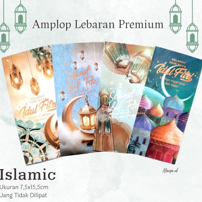 

*$*$*$*$] [20pcs] Amplop Lebaran Idul Fitri Premium Aesthetic Unik Ukuran Uang