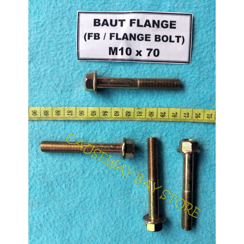 BAUT FLANGE ( FLANGE BOLT ) M10 X 70