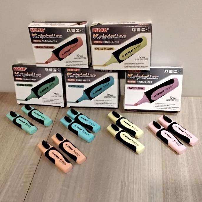 

.........] Kenko highlighter kriptoline warna pastel