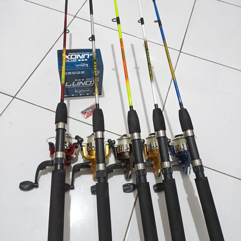 Set Pancing Sambung dua Katana KAKAP 1.2 - 1.5 M