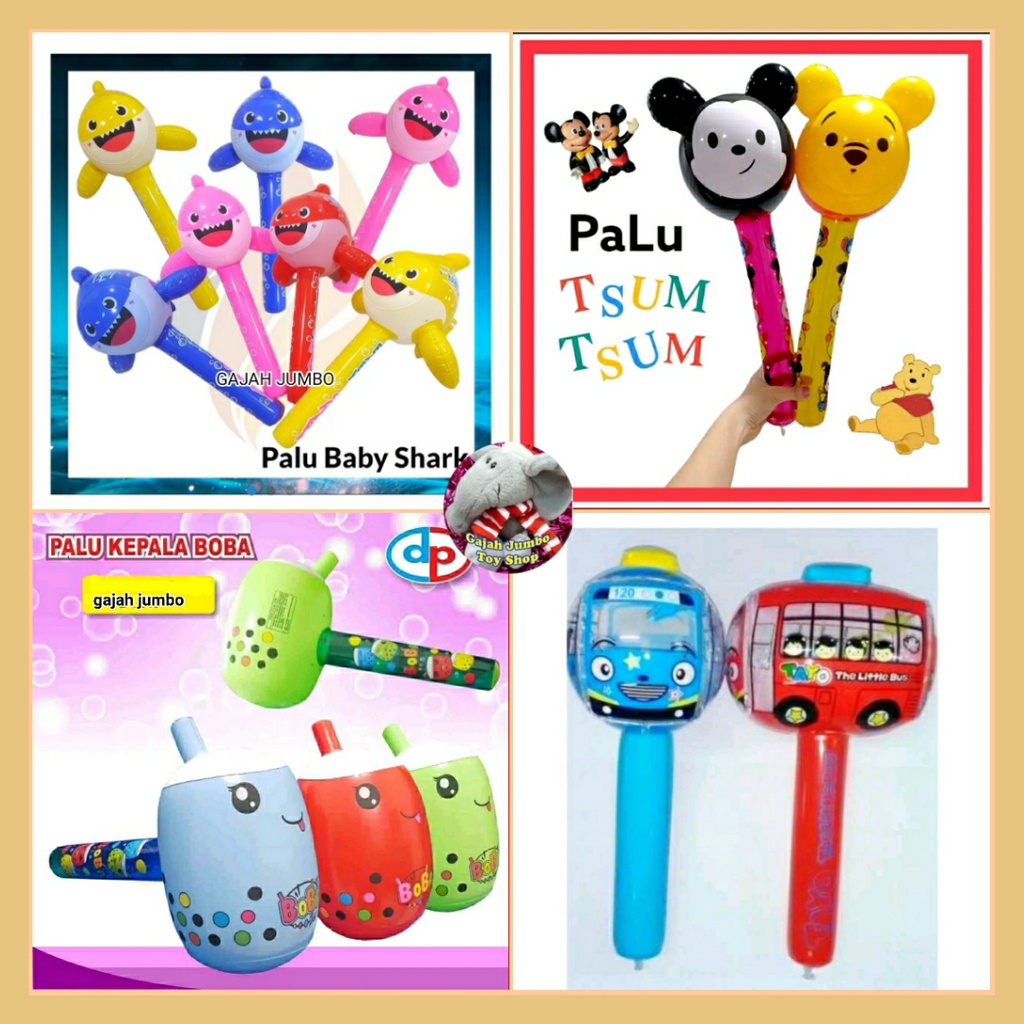 Mainan Empuk Palu Paluan Bayi Anak Kerincingan Tiup
