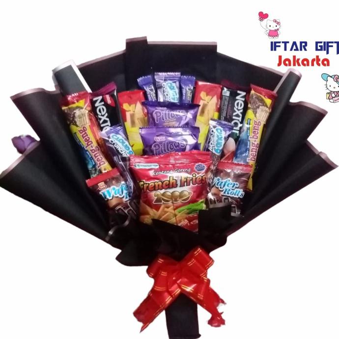 Buket Wisuda / Bucket Snack / Bouquet Ultah/Snack Buket/Bouquet Snack