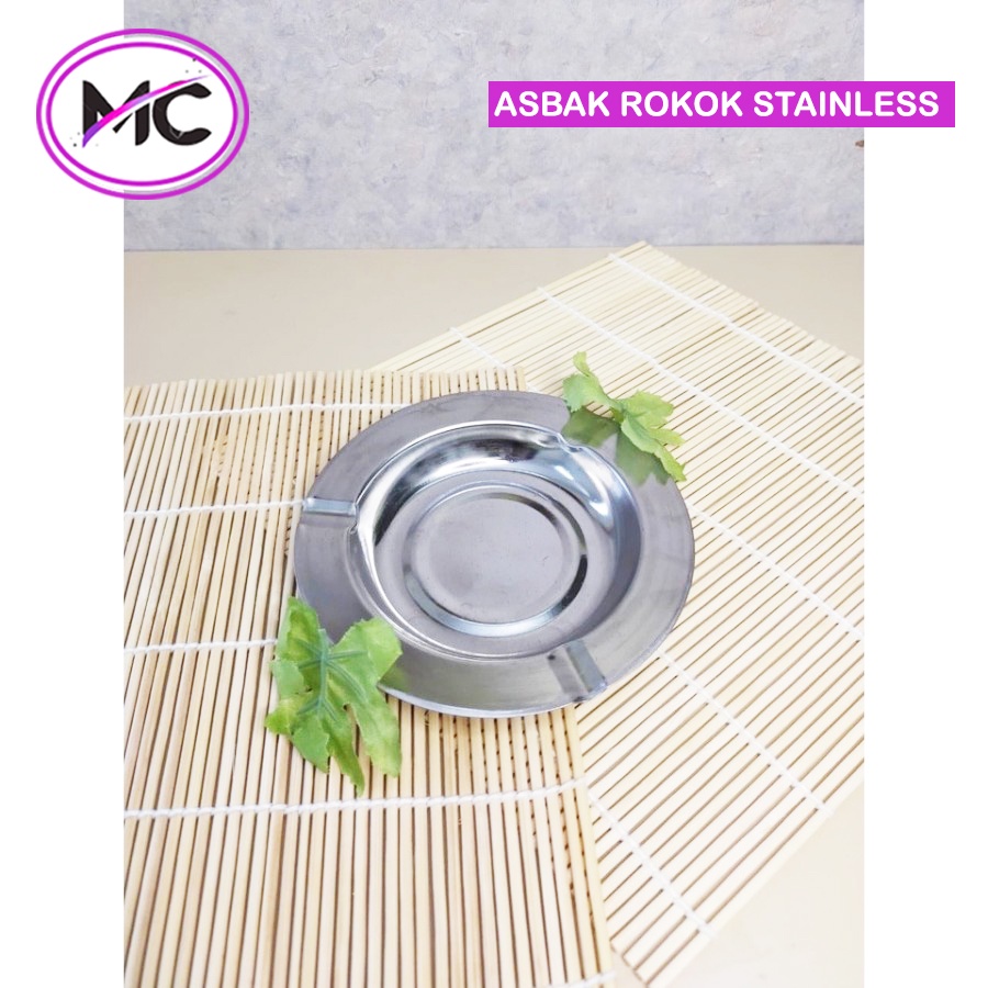 Asbak Stainless Steel Model Kotak Bulat Ashtray Portabel Unik Murah Asbak Restoran Caffe