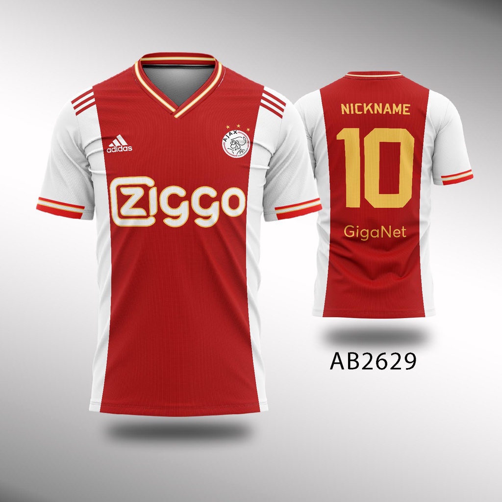 Jersey Sepakbola Ajax Amsterdam 2023 - Home Fullprint AB2629