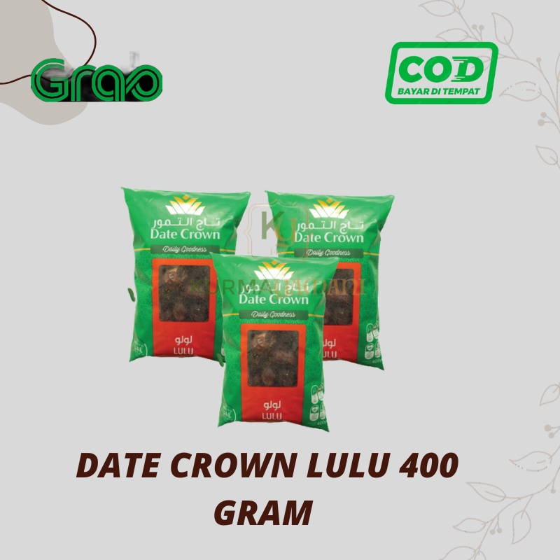 

Kurma Date crown lulu 400gram / Kurma lulu / Date Crown / Oleh oleh haji dan umroh