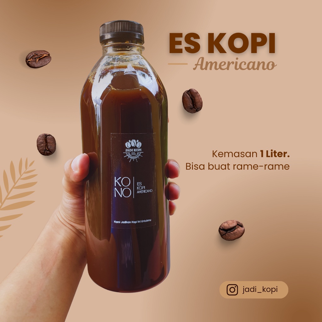 

Kopi Americano Siap Minum (1 liter)