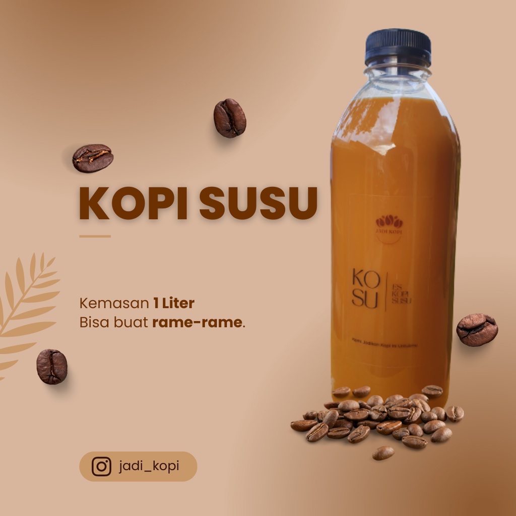 

Promo!! Kopi Susu Botol Siap Minum