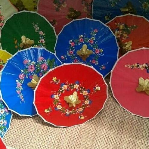 ,,,,,,,] Payung Geulis Tasikmalaya, Payung Hias, Payung Dekorasi Kertas,,,Besar