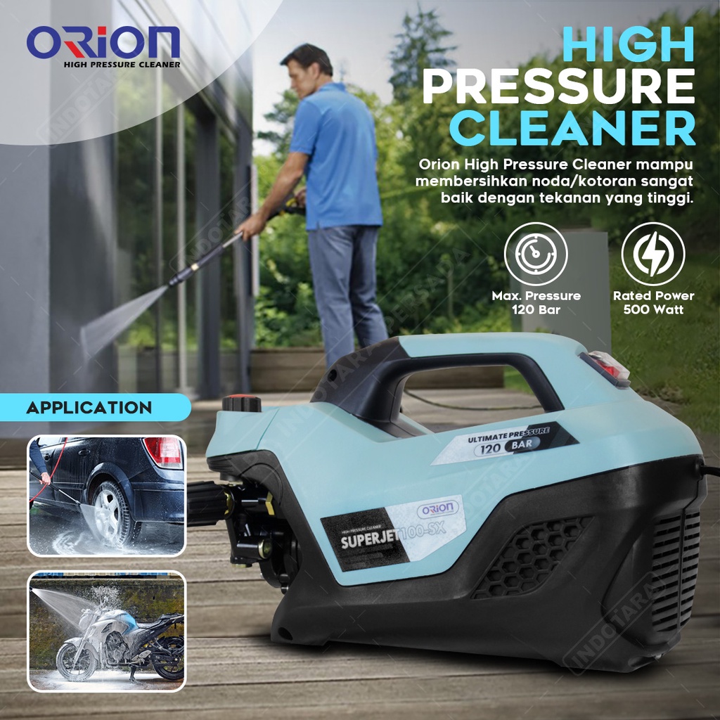 Jet Cleaner - Orion SUPERJET100SX Dengan Fitur Pengatur Tekanan Air