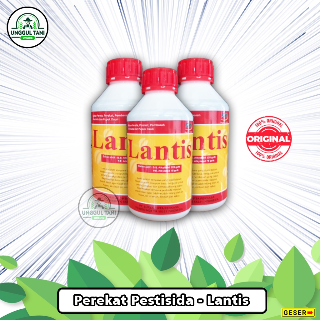 LANTIS 1.LITER Bahan Perekat, Perata, Pembasah Pestisida