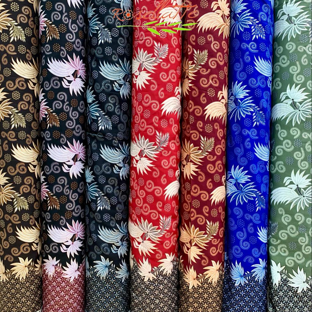 Kain Batik Polyester Seaweed