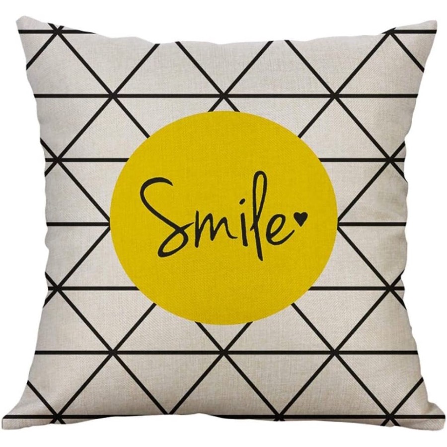 NP - Pillow Cushion Cover Yellow Series 45 x 45 / Sarung Bantal Sofa