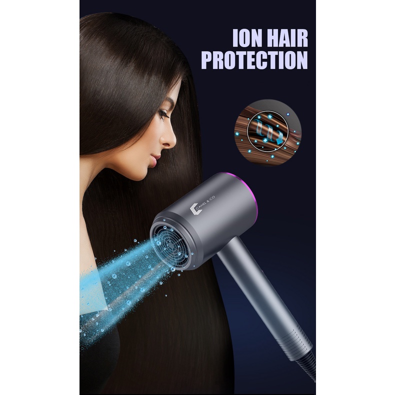 CANEL &amp; CO 800 Watt Hair Dryer Professional Alat Perawatan Salon Alat Pengering Rambut Peralatan Rumah 4in1