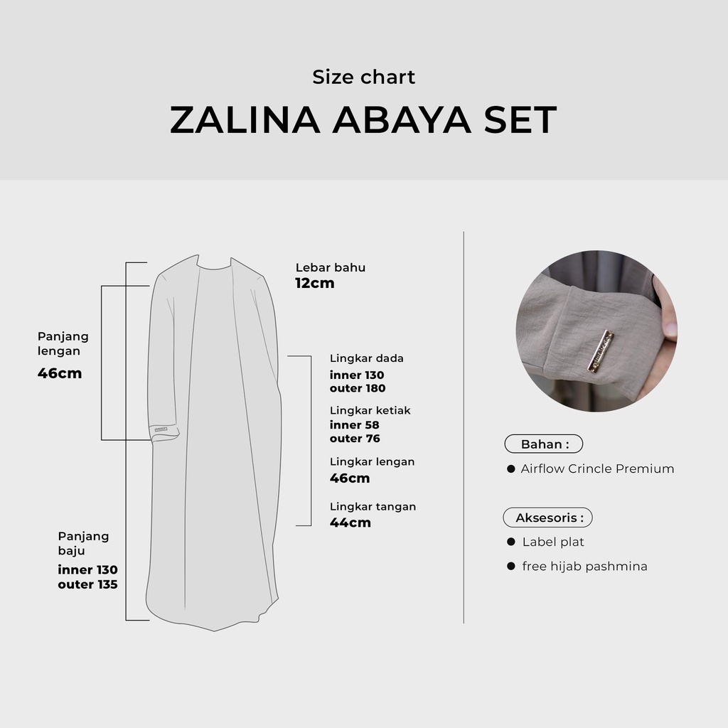 [𝐒𝐲𝐥𝐦𝐢]  Zalina Abaya Set by 𝐒𝐲𝐥𝐦𝐢 Basic