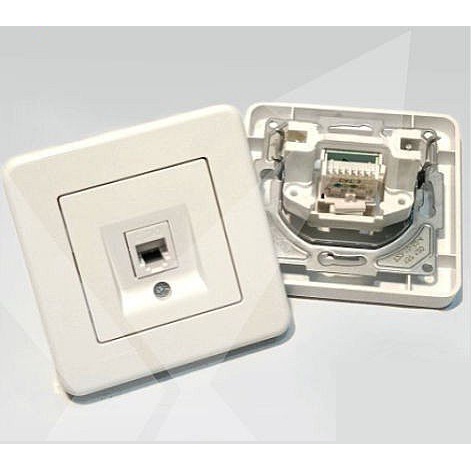 SCHNEIDER LAN CAT 5 / CAT 6 SOKET OUTLET / STOP KONTAK DATA RJ45 LEONA